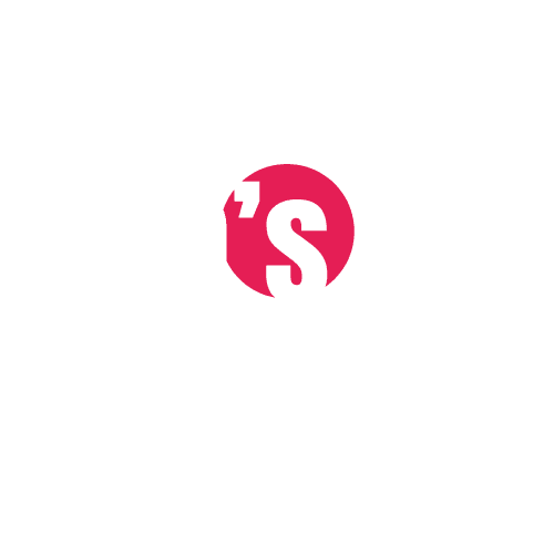 Logo Pep's Art Make-up blanc et rose